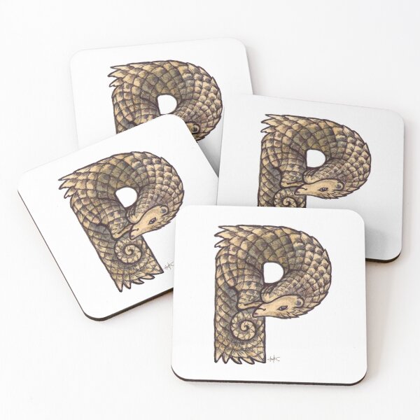 Item preview, P - Pangolin, Animalphabet designed and sold by LlynHunter.