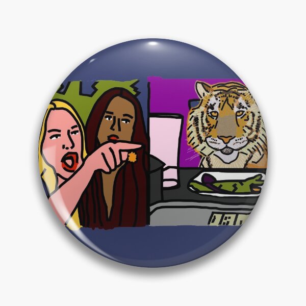 Item preview, Woman Yelling At Cat Memes with a Tiger designed and sold by ellenhenry.