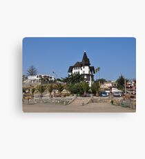 Townhall of Papudo, Chile Canvas Print