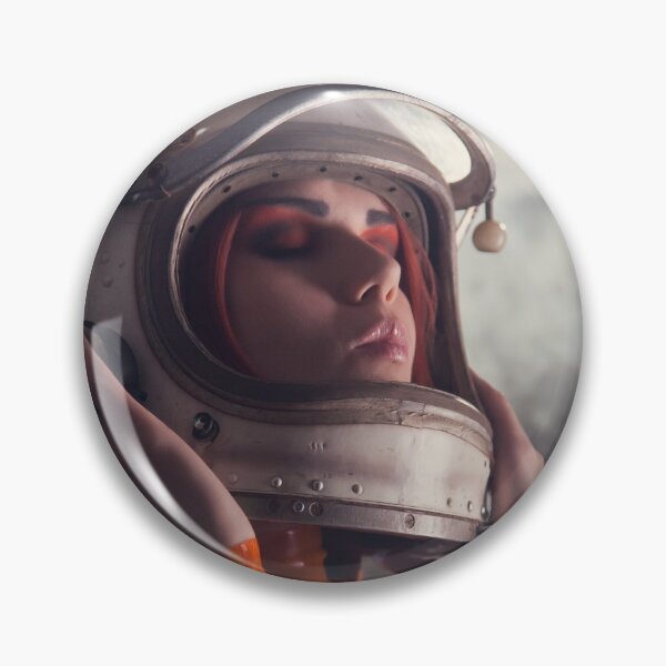 Item preview, Portrait of a sexy girl in latex astronaut catsuit  designed and sold by Elisanth.