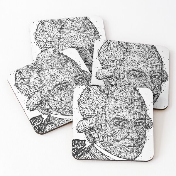 Item preview, WOLFGANG AMADEUS MOZART ink portrait.2 designed and sold by lautir.
