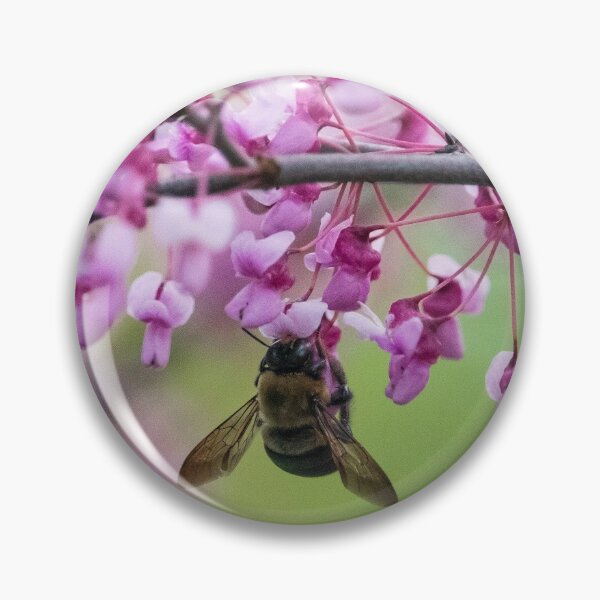 Item preview, Bumblebee on Redbud Blossoms designed and sold by KPcaptures.