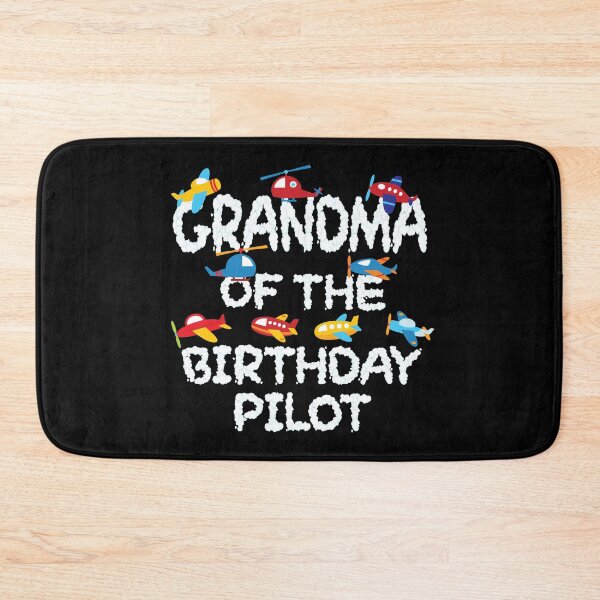 Item preview, Grandma Of The Birthday Pilot Kid Aviator B-day Party print designed and sold by Grabitees.