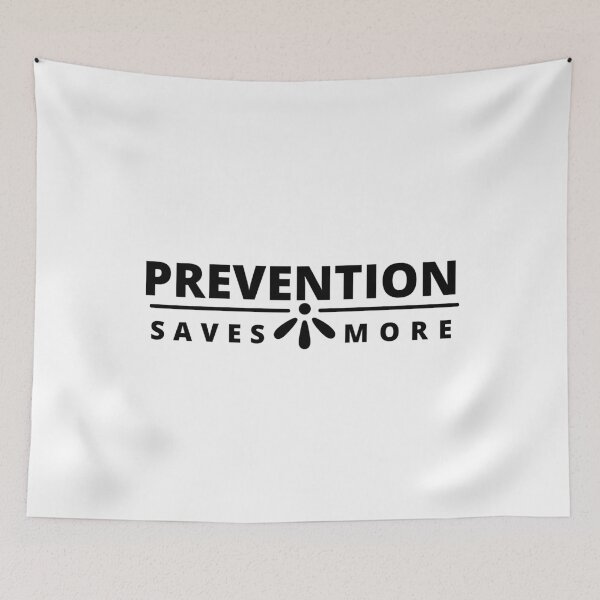 Item preview, Prevention Saves More | Quarantine designed and sold by Puji Designs.