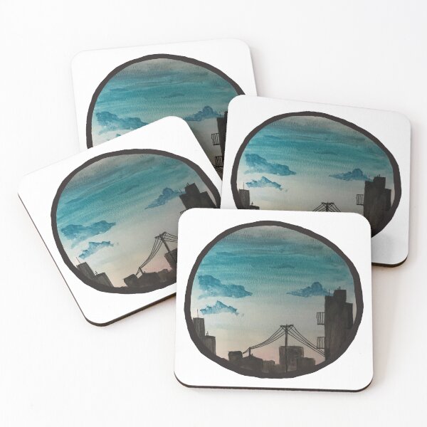 Item preview, Watercolor City Skyline designed and sold by Katie Johnson.