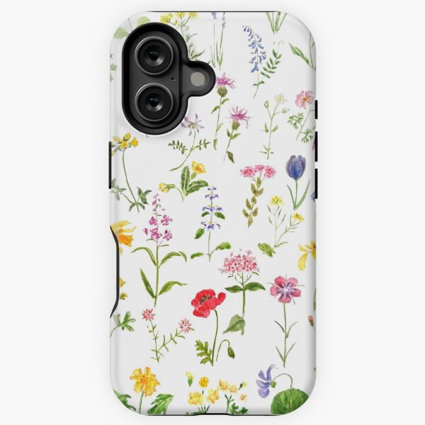Vista previa del artículo con la obra «pintado a mano botánico colorido campo flores silvestres pintura de acuarela», diseñado y vendido por ColorandColor.