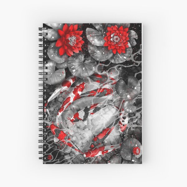 Nine Kois Spiral Notebook