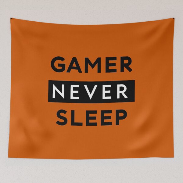 Item preview, Gamer Never Sleep designed and sold by Inspire Creativity.