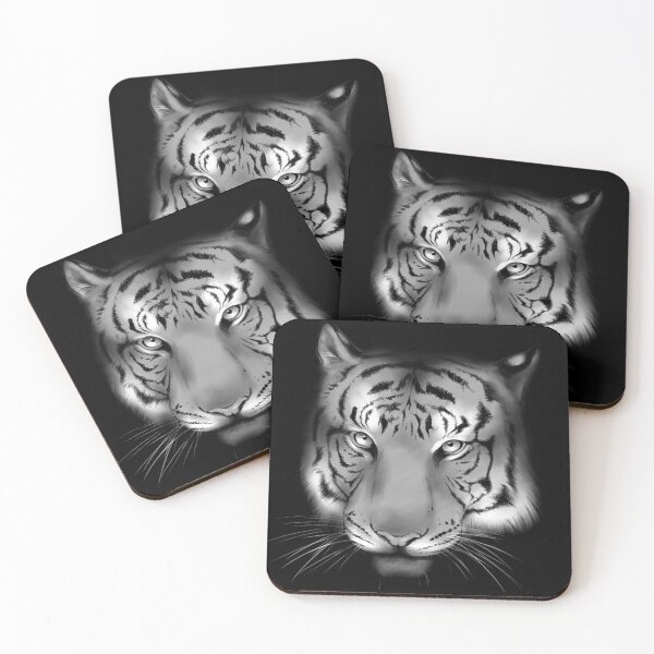 Artikelvorschau, Sumatra Tiger Portrait (dunkler Hintergrund) entworfen und verkauft von MMMSdesigns.