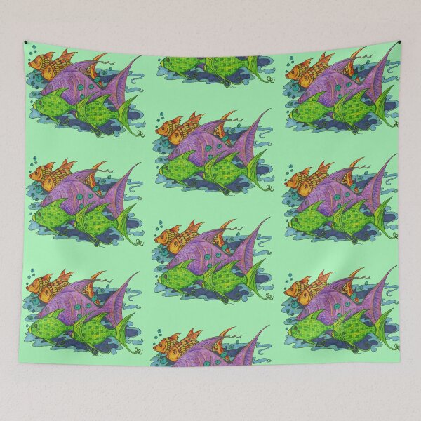 Item preview, Multi Fish Design designed and sold by Kyleacharisse.