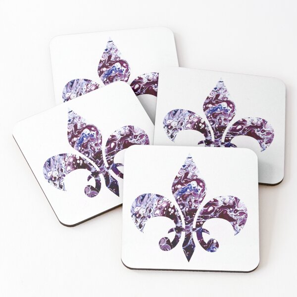 Item preview, Purple Fleur De Lis designed and sold by PaintedbyCarol.