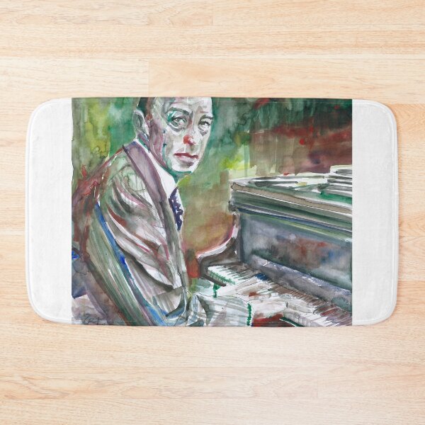 Item preview, SERGEI RACHMANINOFF watercolor portrait.2 designed and sold by lautir.
