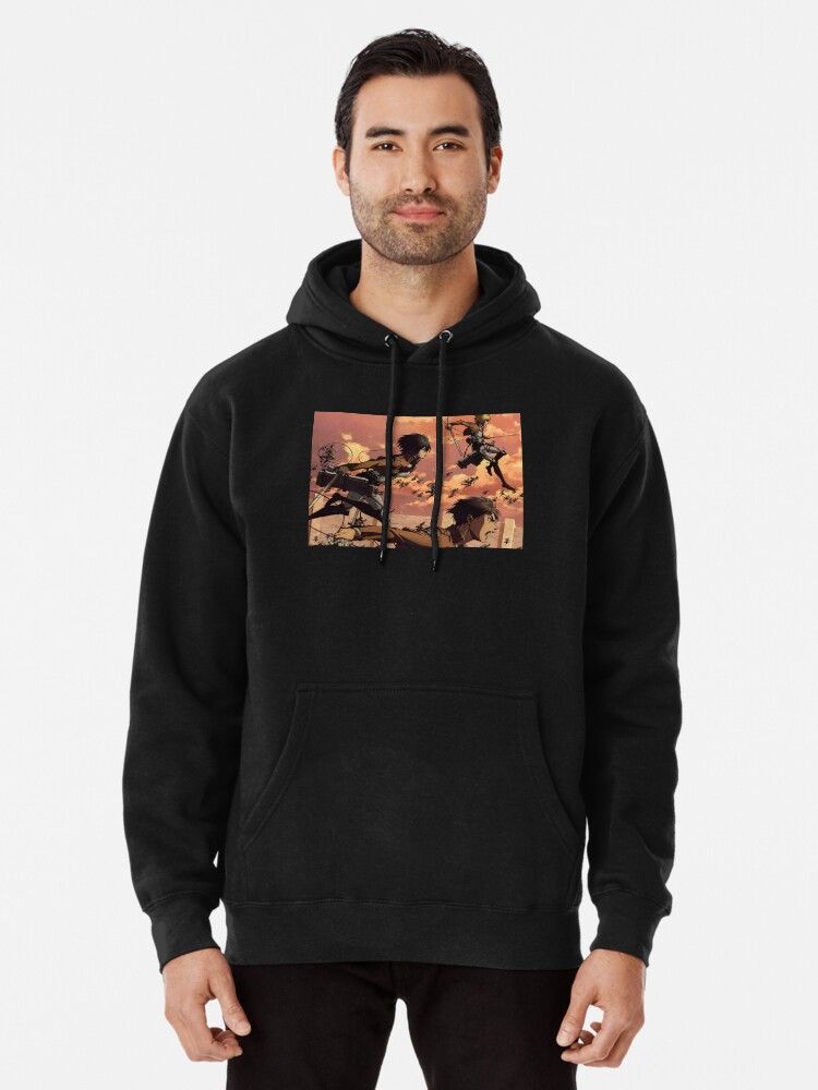 attack on titan pullover hoodie