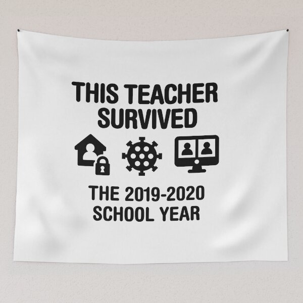 Item preview, This teacher survived the 2019 - 2020 school year  designed and sold by LaundryFactory.