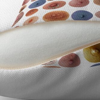 Alternate view of Nippleodeon Throw Pillow