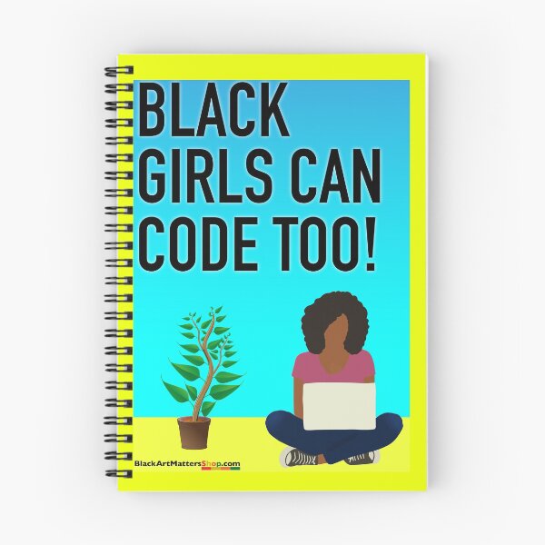 Item preview, Black Girls Can Code Too Tech designed and sold by blackartmatters.