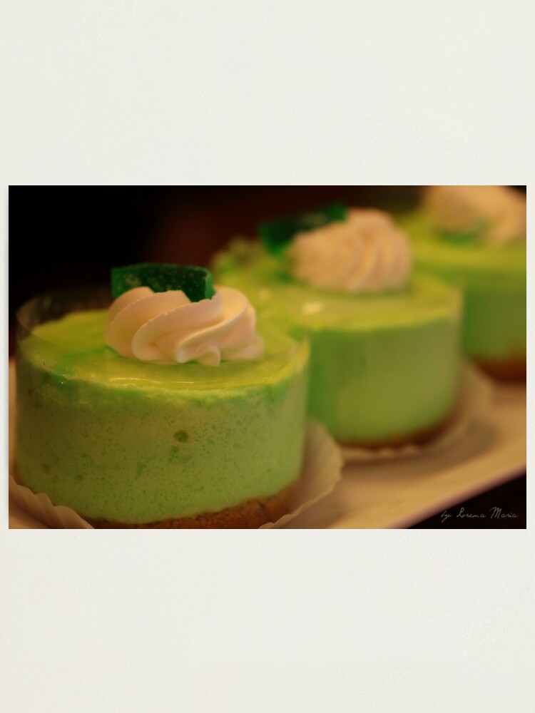 Key Lime Mousse Pie Photographic Print By Lorenalopeza Redbubble