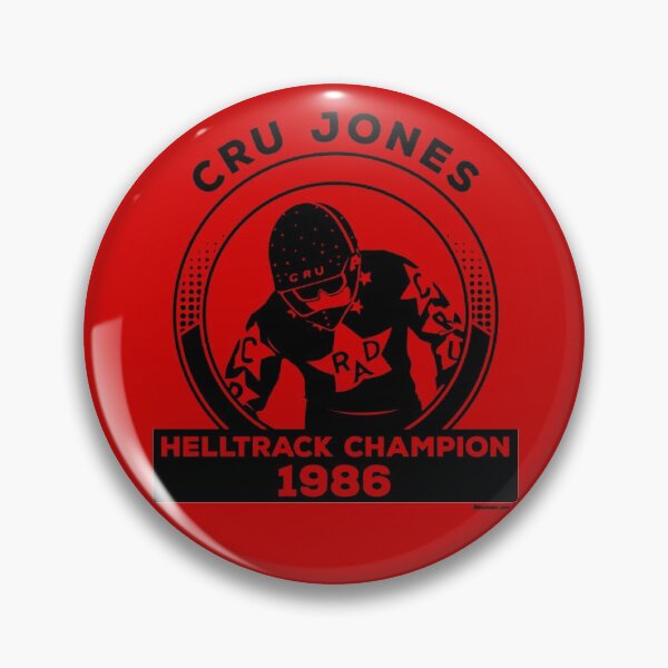 Item preview, Cru Jones - Helltrack Champion 1986 designed and sold by mark5four0.
