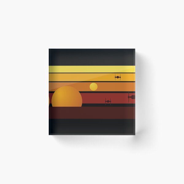 SUNSET Acrylic Block