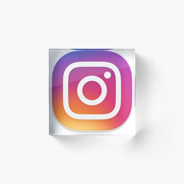 Instagram Acrylblock