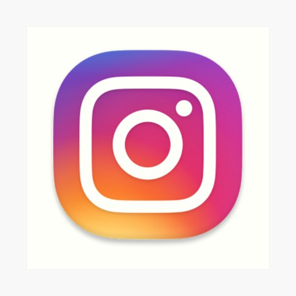 Instagram Art Print