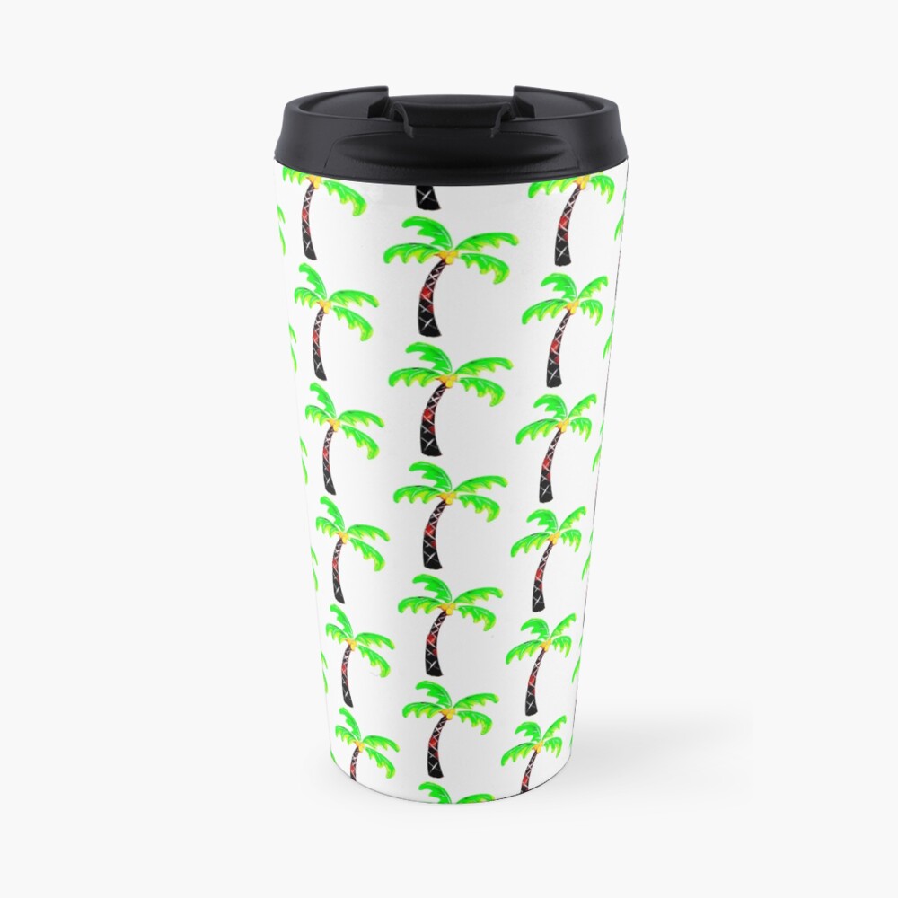 Palm Tree Travel Mug