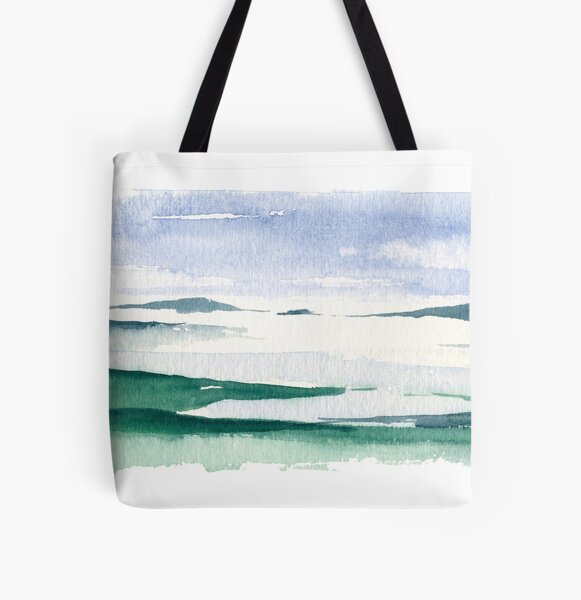 Malahat Summit, Vancouver Island, BC All Over Print Tote Bag