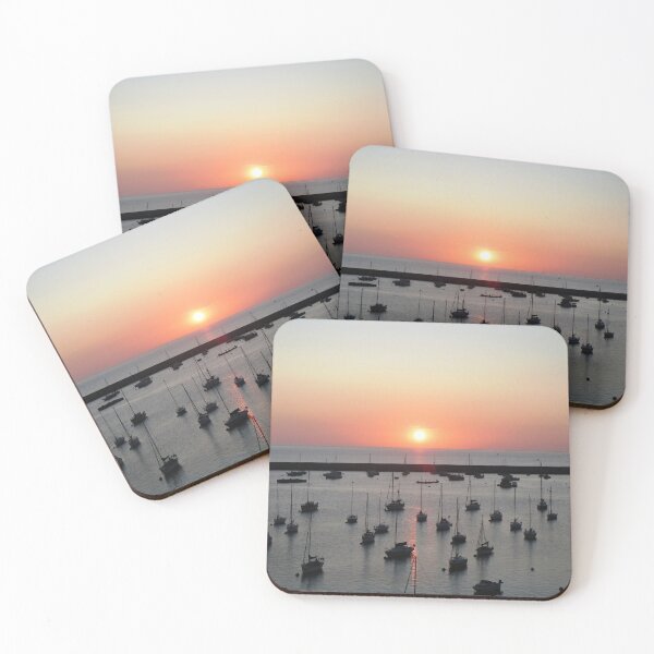 Item preview, sunrise over the harbour designed and sold by Ann Biddlecombe.
