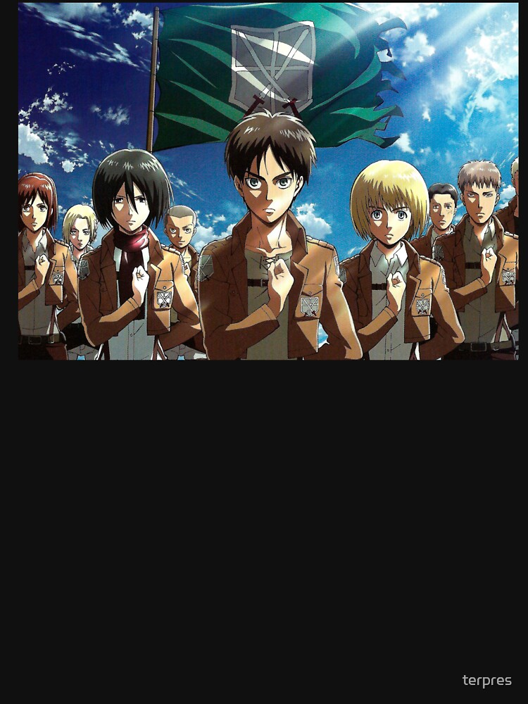 “Attack on titan” T-shirt for Sale by terpres | Redbubble | shingeki t