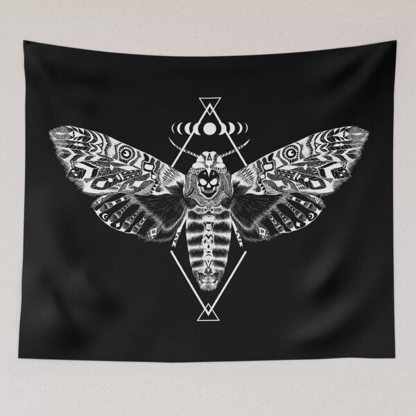 Item preview, Skull Moth • Goth designed and sold by Rike Mayer.