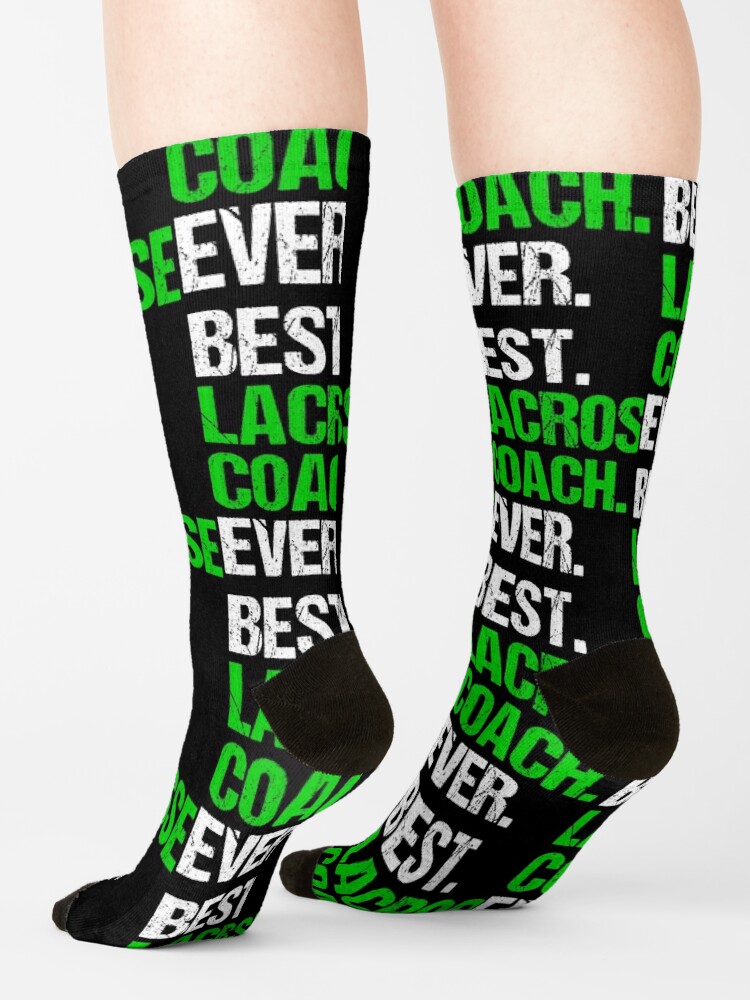 Disover Best Lacrosse Coach Ever Sports Mentor Gift Idea | Socks