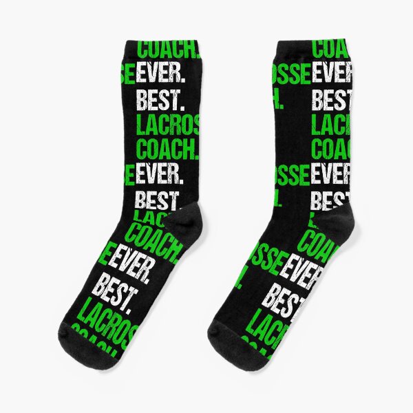 Disover Best Lacrosse Coach Ever Sports Mentor Gift Idea | Socks