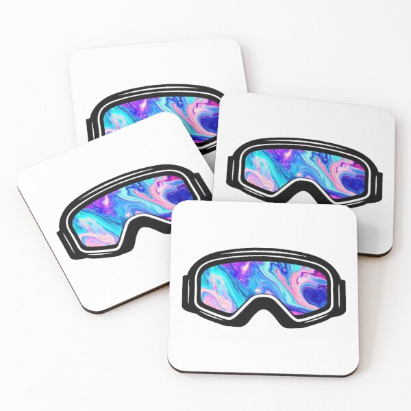 Item preview, Ski Goggles Winter Blue and Pink Design designed and sold by rossandrews.
