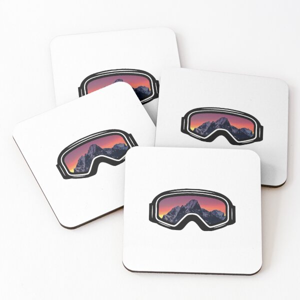 Item preview, Ski Goggles Mountain Sunset Design designed and sold by Mountainman420.