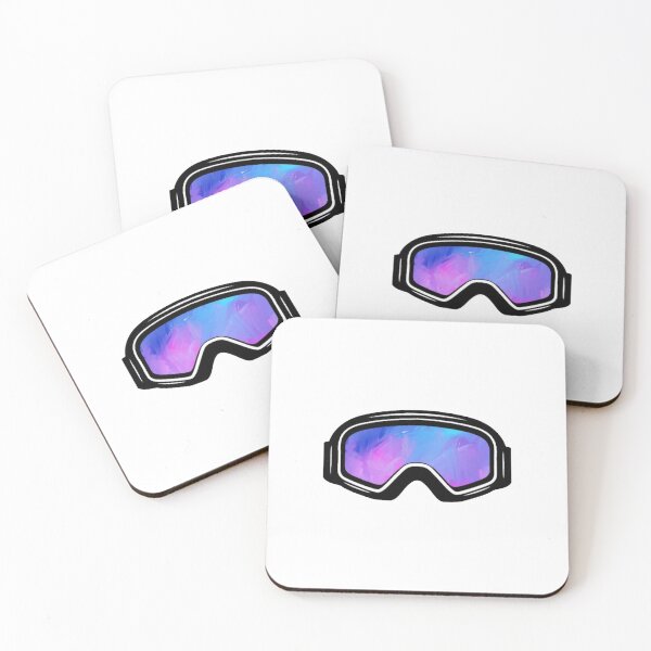 Item preview, Ski Goggles Winter Blue and Purple paint Design designed and sold by Mountainman420.
