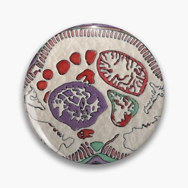 Item preview, Lugworm (Arenicola sp.) cross-section painting designed and sold by EmilyJaneArt.