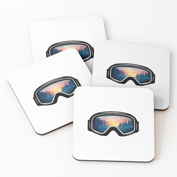 Item preview, Ski Goggles Trees in the Sunset Design designed and sold by Mountainman420.