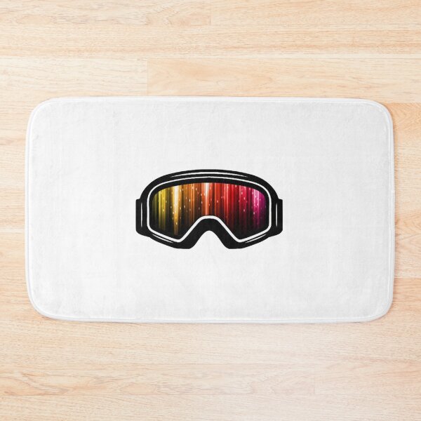 Item preview, Ski Goggles Winter red pink and yellow color drops Design designed and sold by Mountainman420.