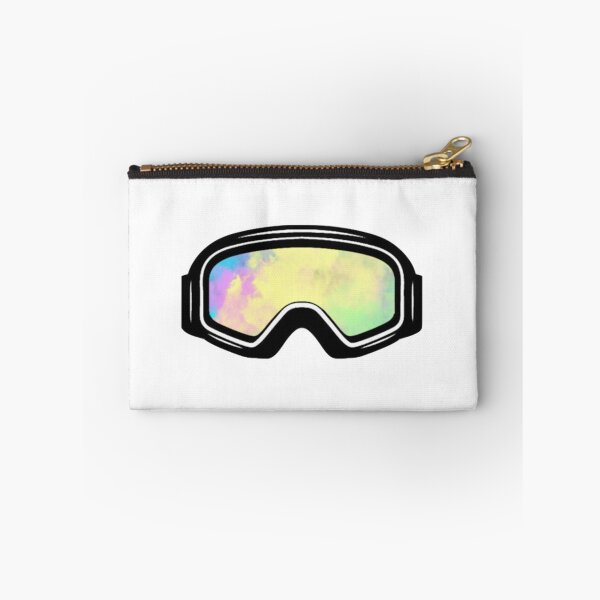 Item preview, Ski Goggles Winter Yellow and Green Clouds Design designed and sold by Mountainman420.