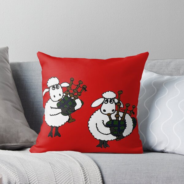 Item preview, Funky Sheep Playing the Bagpipes designed and sold by Nature's Fancy.