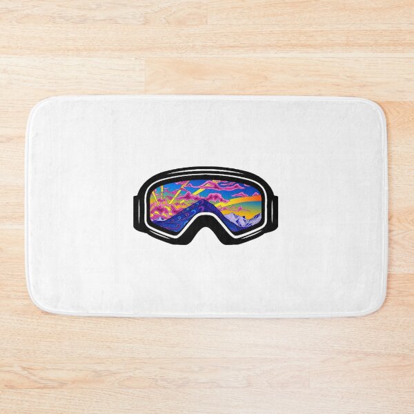 Item preview, Ski Goggles Winter Trippy Mountains Design designed and sold by Mountainman420.