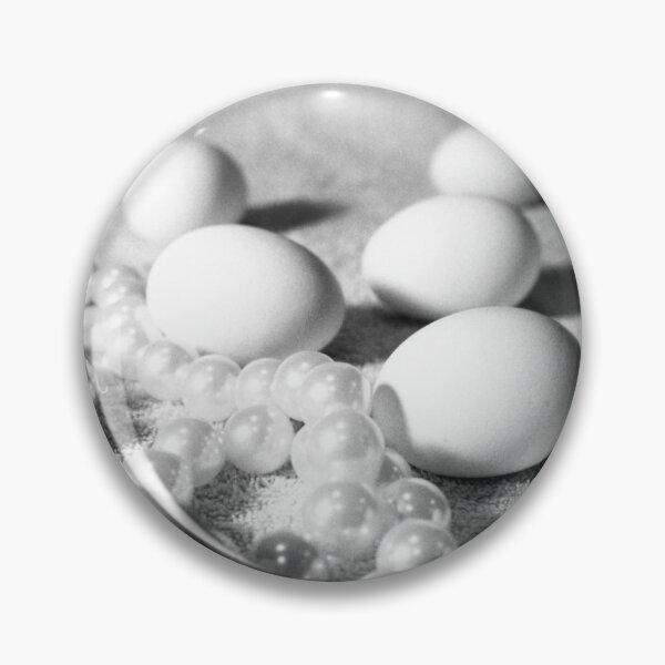 Item preview, white on white - eggs and necklace designed and sold by kim tang.
