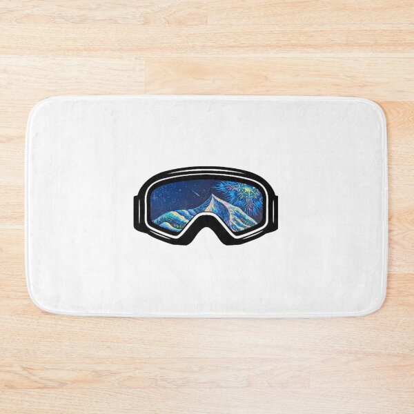 Item preview, Ski Goggles Winter Blue Trippy Design designed and sold by rossandrews.