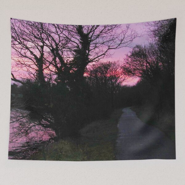 Item preview, Riverside Path at Sunset designed and sold by WildandDivine.