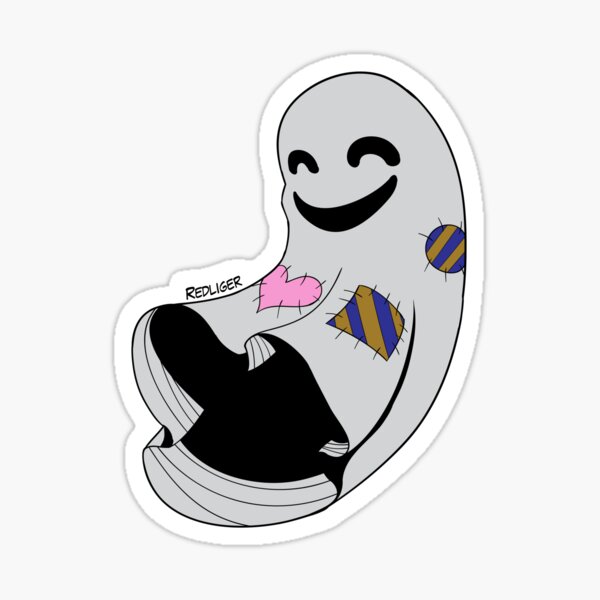 Halloween Monster Delight - Ghost Sticker