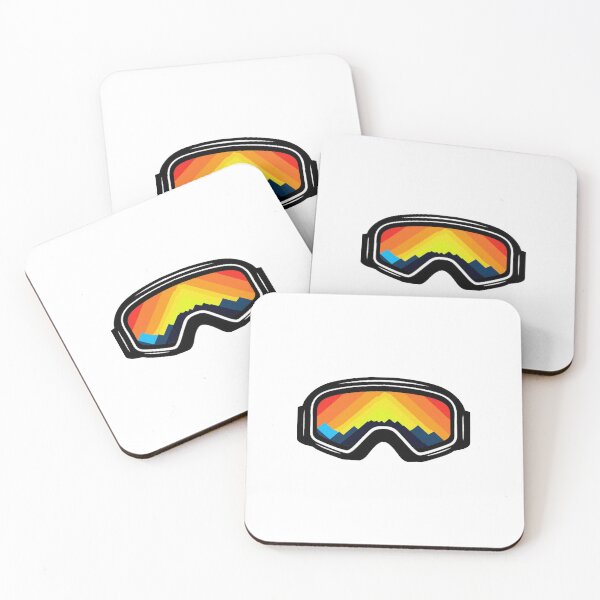Item preview, Ski Goggles Winter Sunrise over the Mountains Design designed and sold by Mountainman420.