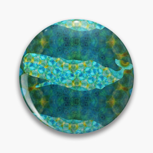 Item preview, Blue Whale - Mandala Art - Sharon Cummings designed and sold by Sharon Cummings Art.