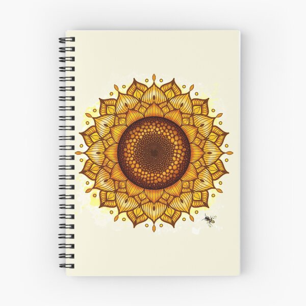 Artikelvorschau, Sonnenblumen-Mandala entworfen und verkauft von serenaking.