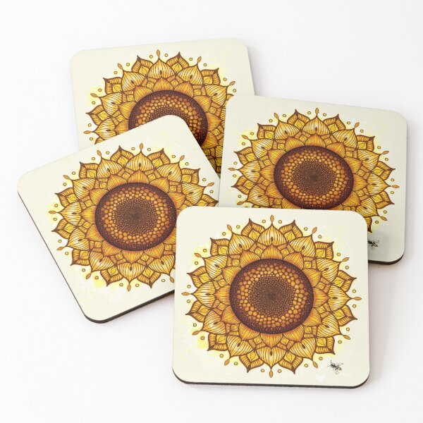 Item preview, Sunflower Mandala designed and sold by serenaking.