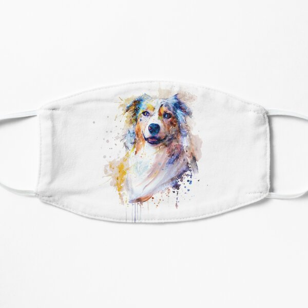 Australian Shepherd Portrait Mask